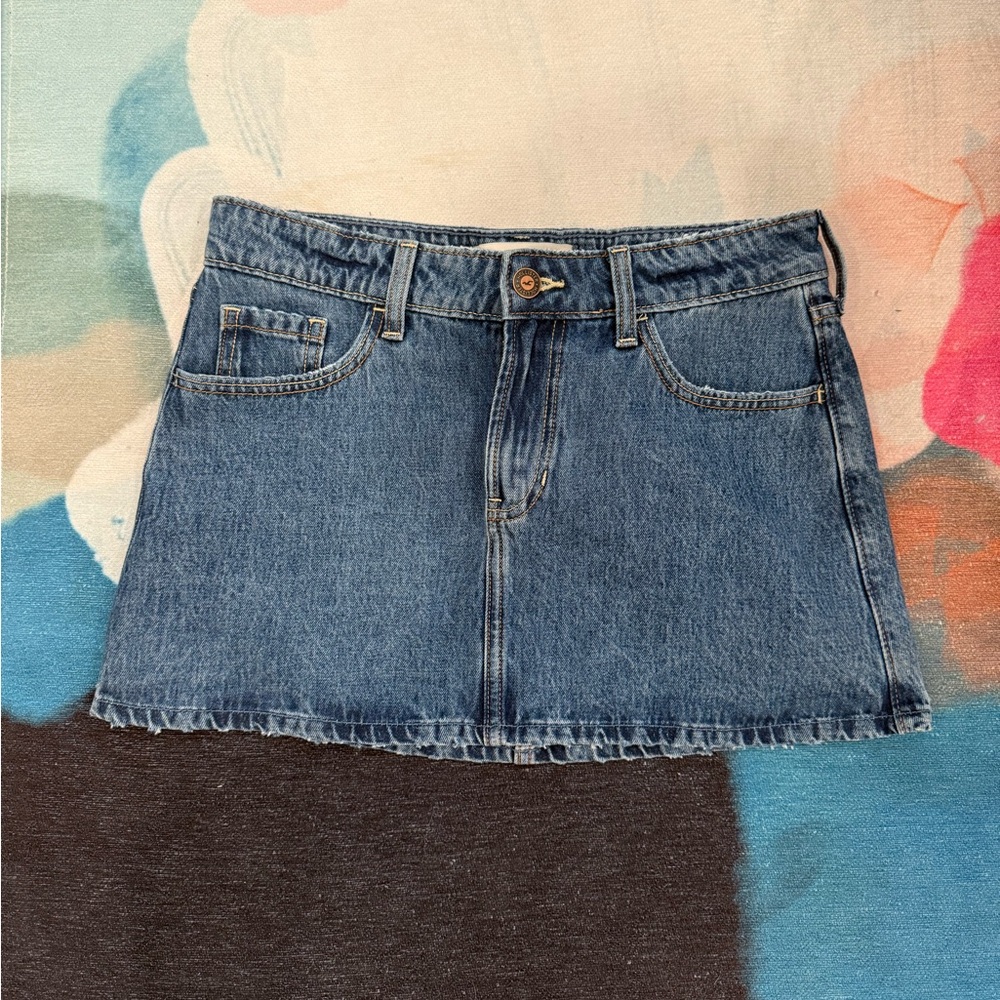 Hollister Denim Mini Skirt